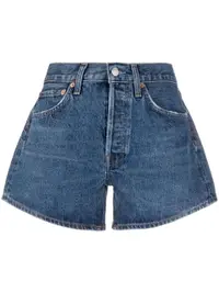 在飛比找Farfetch優惠-high-waist denim shorts