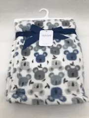 Duck Duck Goose Koala Bear Baby Boy Blanket Security Gray Blue Plush Lovey NEW