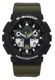 Casio G-SHOCK Analog-Digital Illuminator Quartz GA-100TU-1A3 200M Mens Watch