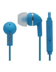 [Moki] Noise Isolation Earbuds With Microphone & Control Blue