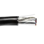 250' 18/4 Shielded VNTC Tray Cable TFFN/PVC TC-ER Power Control Wire Black 600V