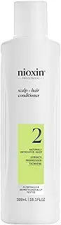 Nioxin System 2 Scalp Plus Hair Thickening Conditioner for Natural Hair with Progressed Thinning, 1000 ml