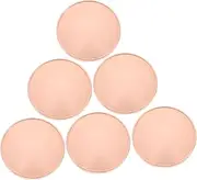 TEHAUX 6 sets Blank Challenge Coins for DIY Crafting and Commemorative Collecting Engraving Ready with Smooth Surface Lightweight Design for Personalization and present Giving