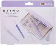 KNITTING Tulip ETIMO Murasaki Crochet set with cushion grip JAPAN FREE SHIP