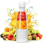 Personal Size Blender,Portable Blender for Shakes and Smoothies,USB Rechargeables(White)