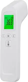 Oimzzr Infrared Forehead Thermometer Digital Thermometer Non-contact Body Temperature High Precision Measurement Device with Fever Alarm