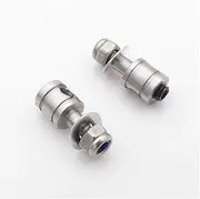 KANGYEBAIHUODIAN 2PCS 3mm Metal Linkage End Tie Rod Connector Rudder Servo Push Rod Stopper Adjuster Fit for RC Boat Hydroplane Cat