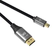 8K Mini DP to DP Cable Bi-Directional Transmission Converter DisplayPort 1.4 n