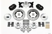 Wilwood Forged Dynalite Pro Series Front Brake Kit (Drilled Rotor) Suit Dodge & Plymouth A-Body 1965-72 WB140-11023-D