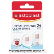Elastoplast Hypoallergenic Transparent Spots 24 Pack