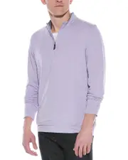 TailorByrd French Terry 1/4-Zip Pullover s Purple