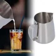 400ml Coffee Pitcher Cup 304 Stainless Steel Coffee Milk Frothing Cup For Hom US