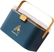 Travel Medical Box First Aid Kit Medicine Storage Compact Portable Medicine Organizer for Home Car Camping