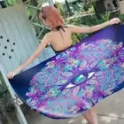 Ethnic Peacock Feathers Spa Sauna Pool Swim Beach Towel Birthday Holiday Gift