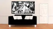 PABLO PICASSO Guernica CANVAS PRINT Panels Wall Art Giclee Tiles Painting CP41