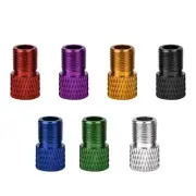 7Pcs Bicycle Inflator Valve To Schrader Valves Adapter For Road Bike BT