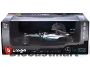 Bburago 1:18 Mercedes Benz F1 W07 Hybrid Lewis Hamilton #44 AMG Petronas 18001