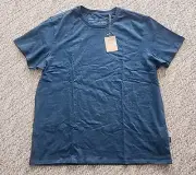 NWT New Patagonia Men's Daily Tee Shirt Sleeve Size XL Color Tidepool Blue
