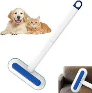 Pet Hair Removal Brush, Static Lint Roller Brush for Dog, Carpet Stripping Comb Reusable Lint Cleaner for Window Couch Furniture Clothes Rug Tiles Bed Sheets Bedroom Upholstery Laundry Living Room