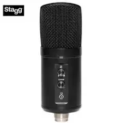 Stagg SUSM60D Cardioid USB High Quality Condenser Microphone with Shock Mount