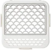 Dishwasher Small Items Basket, Cutlery Drying Rack, Kitchen Utensil Holder, with Multi-Functional Organizer, Portable and Practical, 18x18x2.3cm, for Pacifiers, Bottles, Chopsticks, Mugs