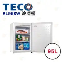 在飛比找蝦皮購物優惠-【TECO東元】RL95SW 95公升 單門直立式冷凍櫃
