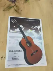 Marlos Nobre Reminiscencias For Classical Guitar Extremely Rare Sheet Music Book