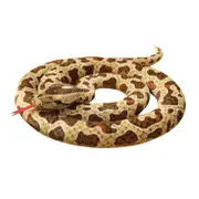 100% New -giant Boa Constrictor Large Stuffed Animal Snake Plush Realistic Toy 80 Inch brown