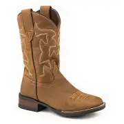 Roper Kids Crazy Horse Square Toe Boots