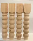 5 inches Dining Table Legs- Wood Legs. Turned Legs. Hardwood. Chunky. big Legs