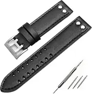 [CEKGDB] Genuine Leather Watchbands 20/22mm Band For Hamilton Khaki Field Watch H760250 H77616533 Watchband Watch Strap Button Buckle