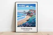 Tynemouth United Kingdom Travel Print Wall Art Tynemouth United Kingdom City