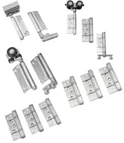 McCallum VIO Folding 7 Door 6+1 Open In Hardware Kit Satin Stainless VIO71DISSS