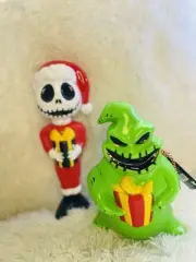 Jack Skellington Oogie Boogie Nightmare Before Christmas Blow Mold Set (2)