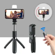 Bluetooth Wireless Selfie Stick Tripod 10 (Compatible with Apple, 3 In1)