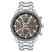 Vince Camuto Silver Band Gunmetal Dial Multi-function Men's Watch - VC1133GYTT