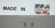 (100) 22-18 Ga NON-INSULATED 3/16 (MALE) QUICK DISCONNECT .187 SPADE TERMINAL