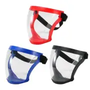 PC Transparent Face Visor Resistant | Full Face Protective Fashionable Shield