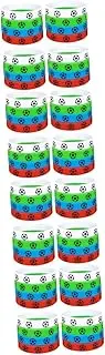 SUPVOX 64 Pcs Football Bracelet Soccer Themed Football Wristband Football Wristbands Soccer Accessories for Boys Chic Soccer Bracelet Athletic Wrist Tape Soccer Bracelets