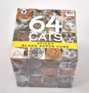 Earthcube Tear Off Paper Cube Sheets 700 Sheets 64 Cats Sticky Blank Sheets
