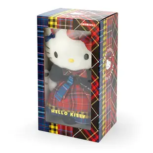 真愛日本 凱蒂貓kitty 生日限定 格紋系列 數量限定 生日紀念娃 2020年 FD103 娃娃 玩偶 收藏 擺飾 現貨