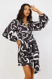 Less I Know Dress Black