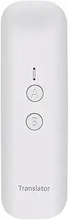 C-1 Bluetooth 5.0 Rechargeable Fast Connection Mini Portable Voice Multi-Language Smart Translator for Overseas Business Meeting (Color : Orange) Hello Yearn for FANDIAO
