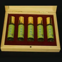 在飛比找松果購物優惠-珍貴台灣牛樟精油10ml 5入精緻木盒組 (8.2折)