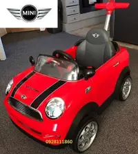 在飛比找蝦皮購物優惠-BMW原廠授權Mini Coopers握把四輪後控助步車紅色