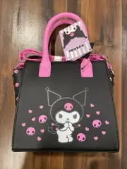 LOUNGEFLY HELLO KITTY SERIES SACHEL BAG SUPER CUTE NWT - KUROMI