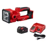 Milwaukee Cordless LED Search Light 18V 1250-Lumens Li-Ion w/ 5.0ah Starter Kit