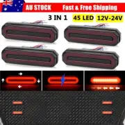4X Sequential Indicator LED Tail Lights UTE Stop Trailer Truck Caravan 12V 24V