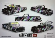 1/64 NEW Kaido House Mini GT Chevrolet Silverado Kaido HKS V1 KHMG174 Sealed