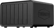 TERRAMASTER F6-424 NAS Storage 6Bay - N95 Quad-Core CPU, 8GB DDR5 RAM, Dual 2.5GbE Ports, Network Attached Storage with High Performance (Diskless)